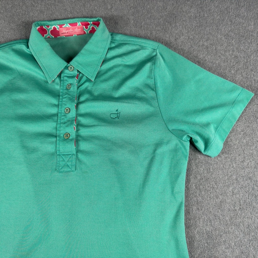 Masters Ladies Golf Shirt Magnolia Lane Tech Performance Large Teal